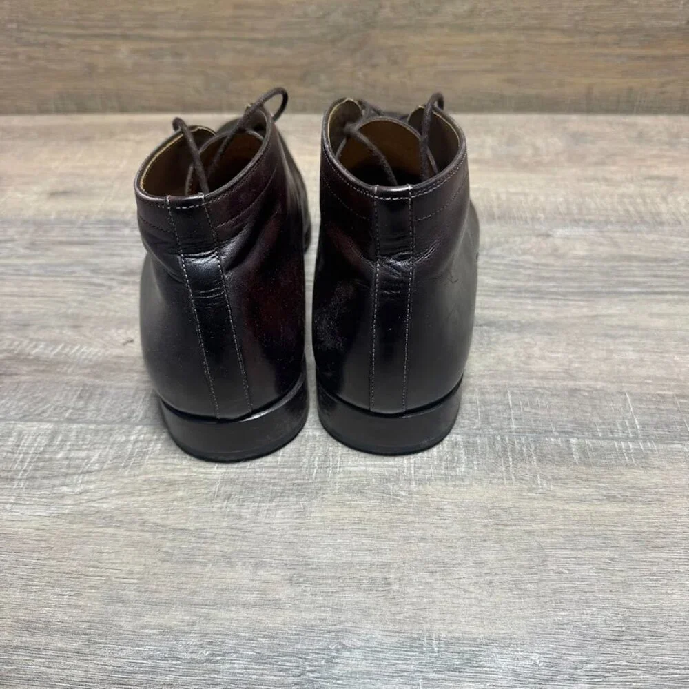 Magnanni Brown Leather Chukka Boots Men's Size 8